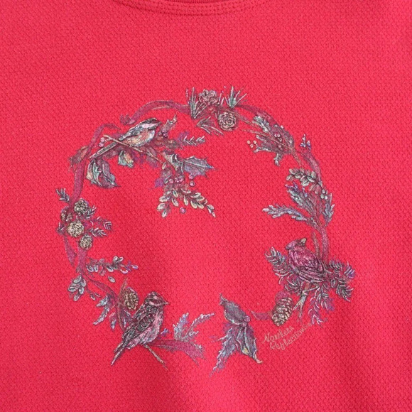 Vintage Northern Reflections Red Bird Crewneck Sweater - Picture 11 of 12